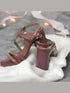 Coffee Brown Heels - cunei
